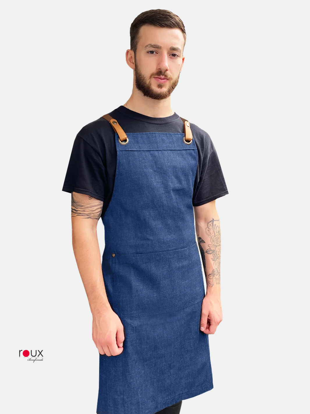 Denim Bib Apron Porto – Image 6