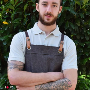 Denim Bib Apron Porto