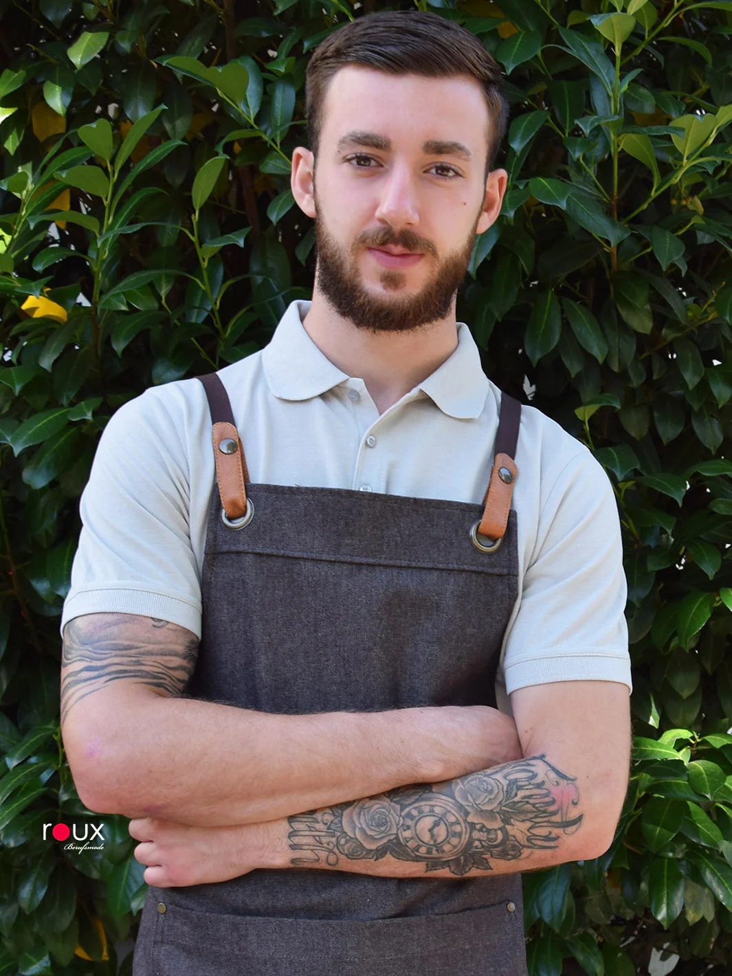 Denim Bib Apron Porto – Image 2