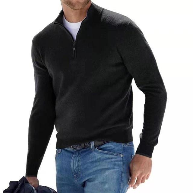 Pull Homme à Col Zippé Style Classique – Image 6