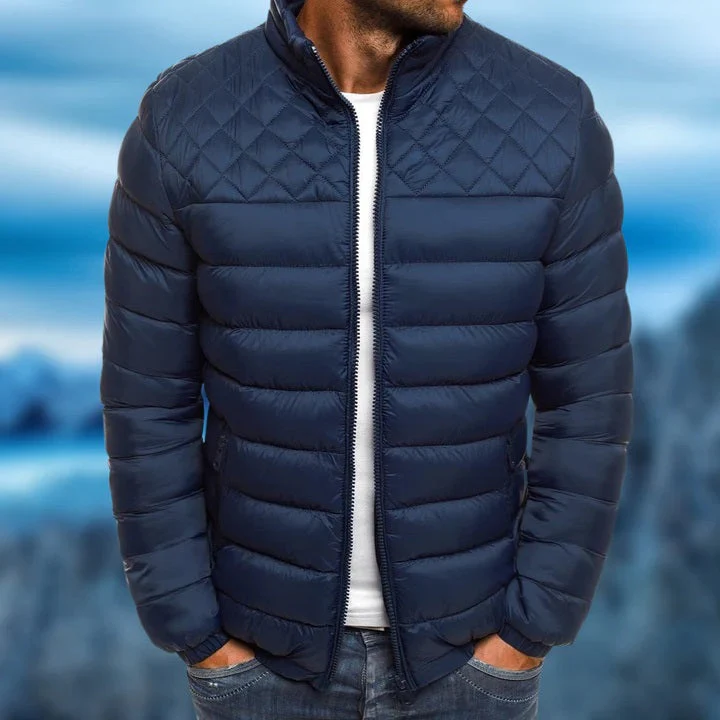 Veste d'Extérieur Matelassée Imperméable et Coupe-Vent pour Hommes – Image 2