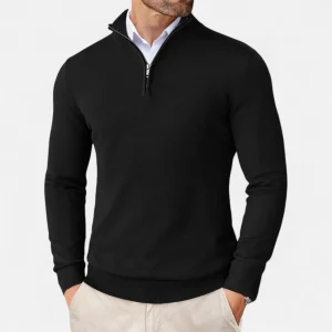Pull homme à demi-zip – Pull classique à coupe moderne