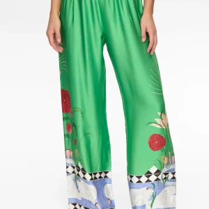 NUMPH Pantalon Nuadelina - Vert Vibrant