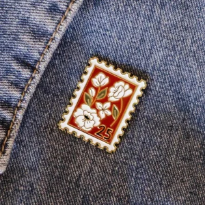 MIMI & AUGUST Épinglette - Timbre Fleur