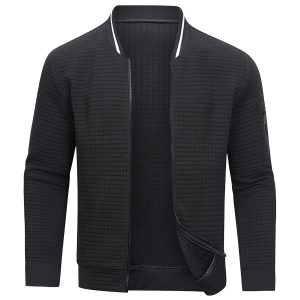 Veste homme moderne zippée – Blouson léger confortable pour tous les jours