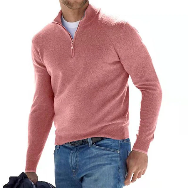 Pull Homme à Col Zippé Style Classique – Image 3