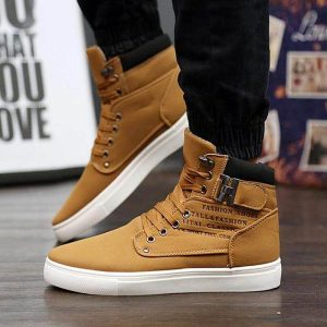 Bottes mi-hautes décontractées pour homme – Sneakers confortables et stylées