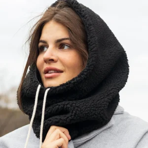 GIBOU Col Capuche Reversible Velour