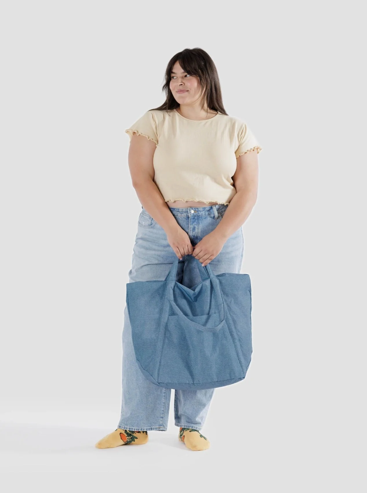 BAGGU Sac Cloud Voyage - Digital Denim – Image 4
