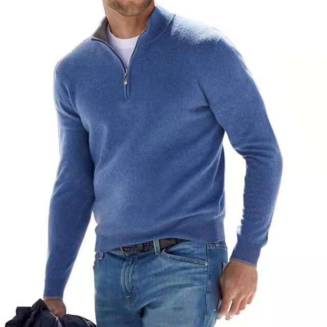 Pull Homme à Col Zippé Style Classique – Image 5