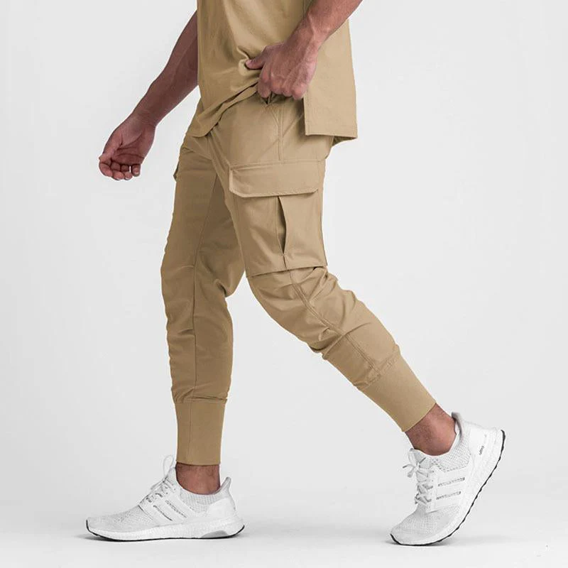 Pantalon de Jogging Cargo Homme – Pantalon Confortable avec Poches et Coupe Fusée – Image 6