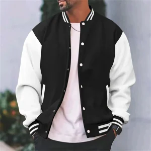 Blouson Bomber Varsity Homme – Style Intemporel & Confort