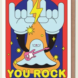 EPEE LAPIN STUDIO Carte de Vœux - You Rock