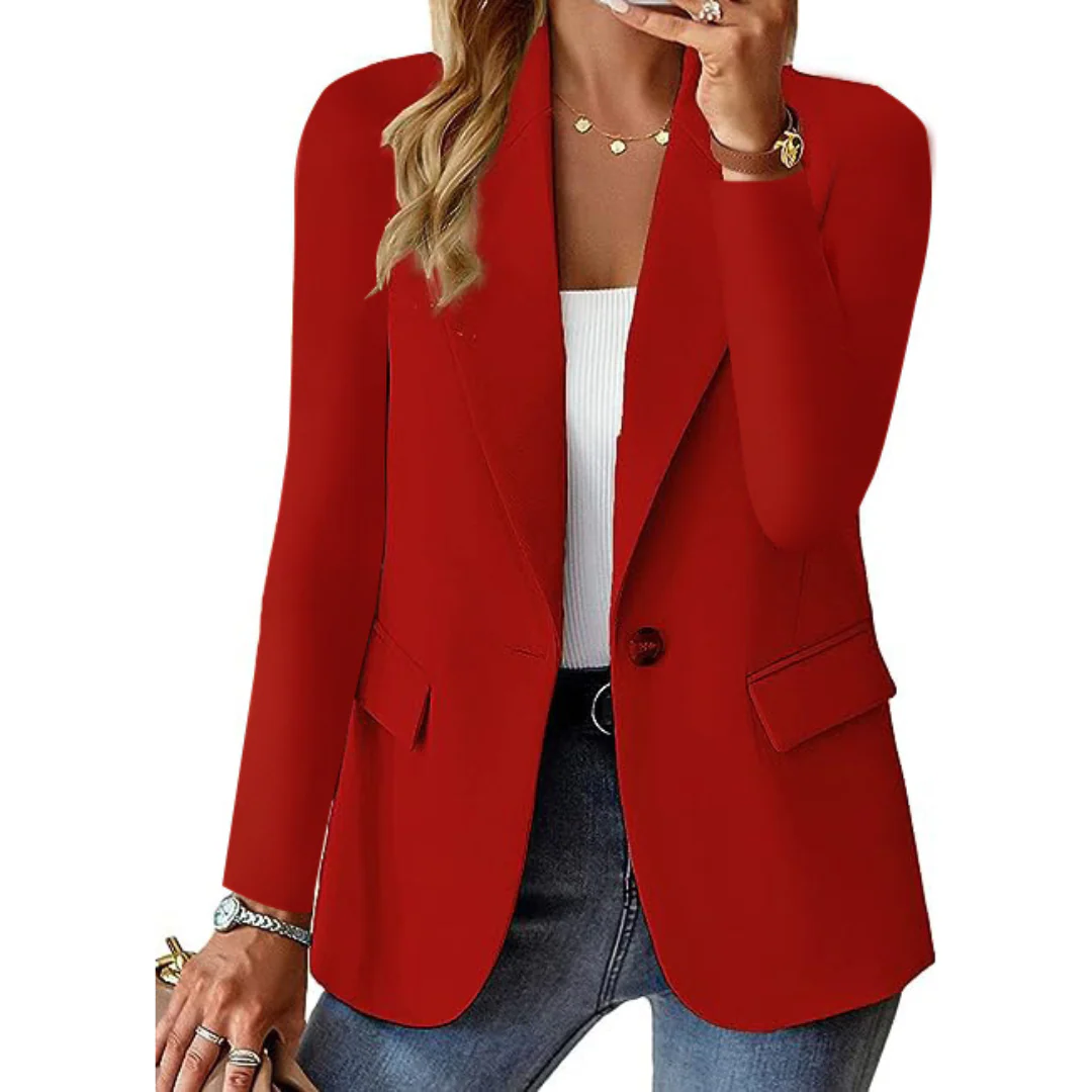 Blazer Femme Décontracté à Revers | Motif Imprimé – Image 2