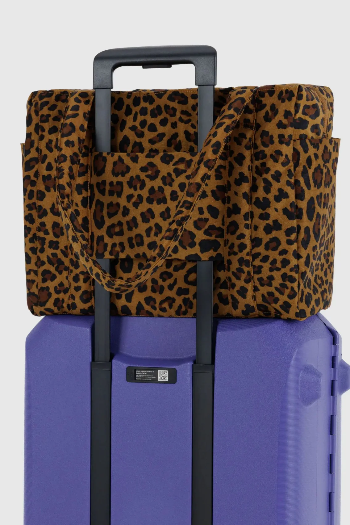 BAGGU Sac Cloud Cabine Petit - Léopard – Image 3