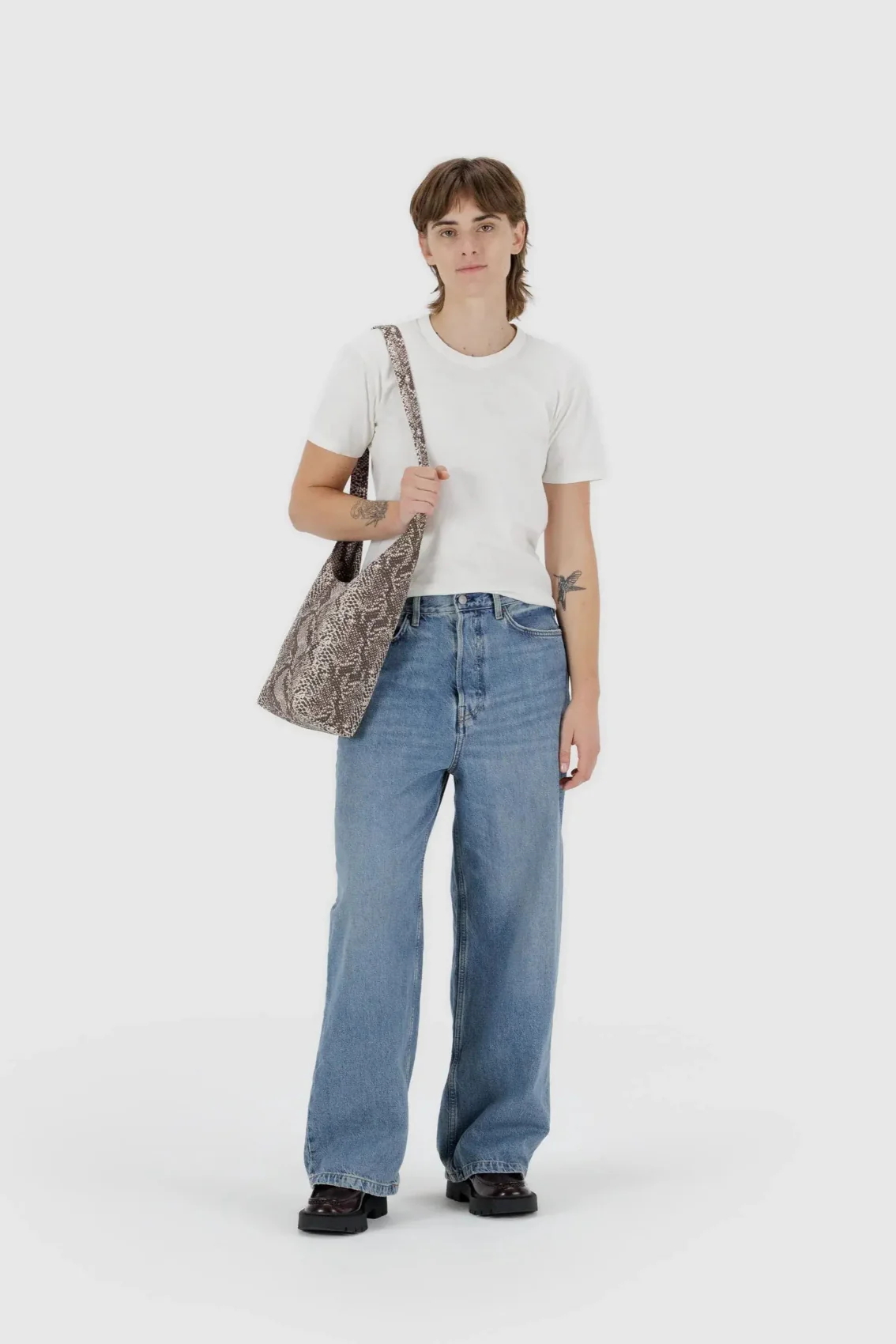 BAGGU Sac Sling Nylon Petit - SnakeSkin – Image 5