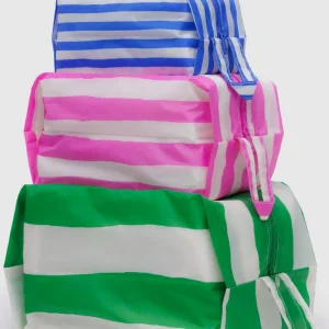 BAGGU Pochette ZIP 3D - Painted Stripe