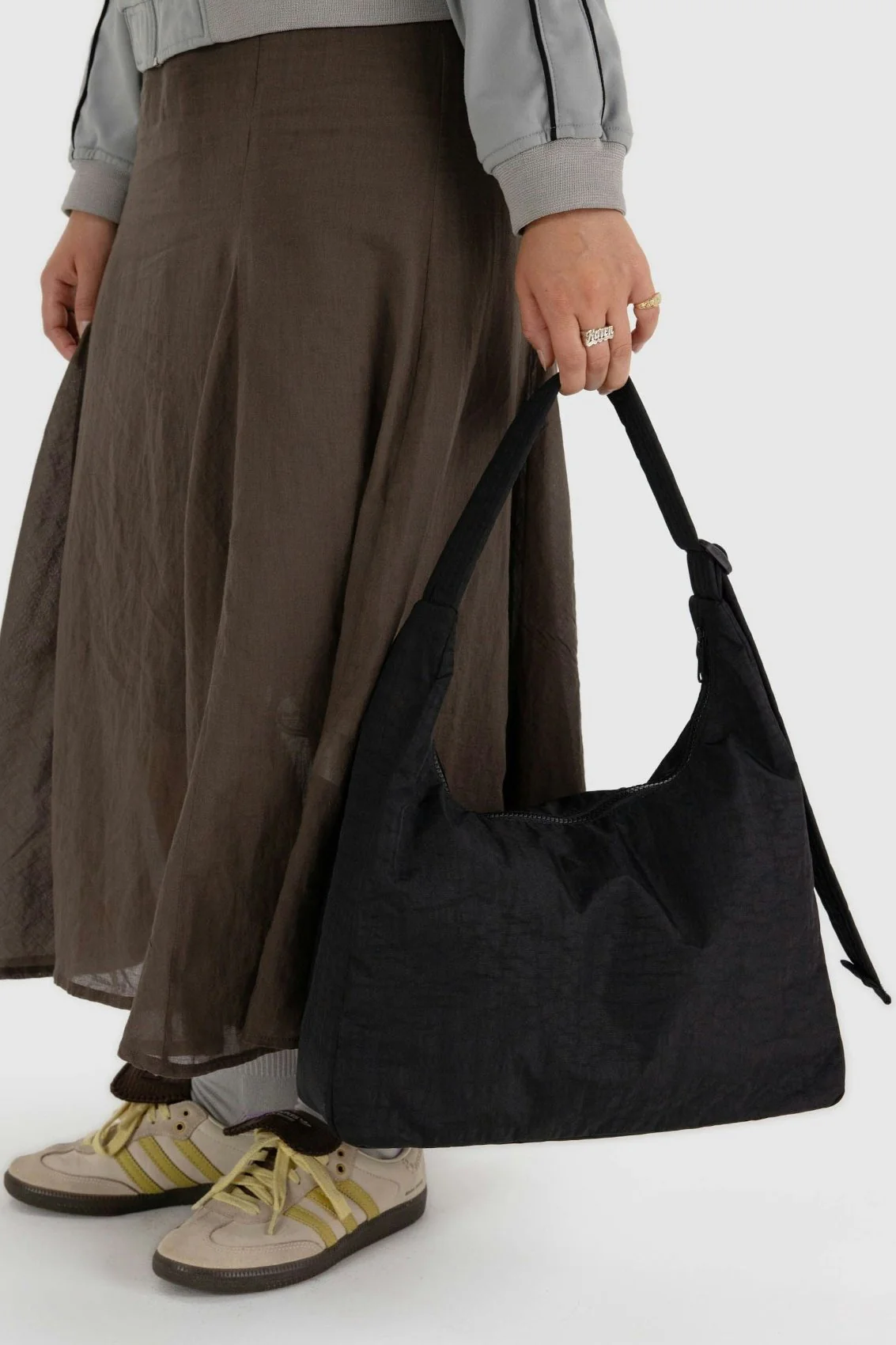 BAGGU Sac Epaule Nylon - Noir – Image 3