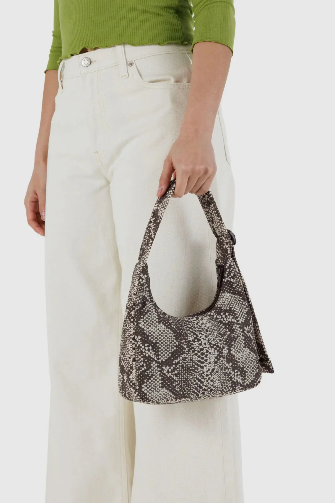 BAGGU Sac Bandoulière Nylon Mini - Snakeskin – Image 3