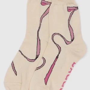 BAGGU Chaussettes Crew -  Pink Bow