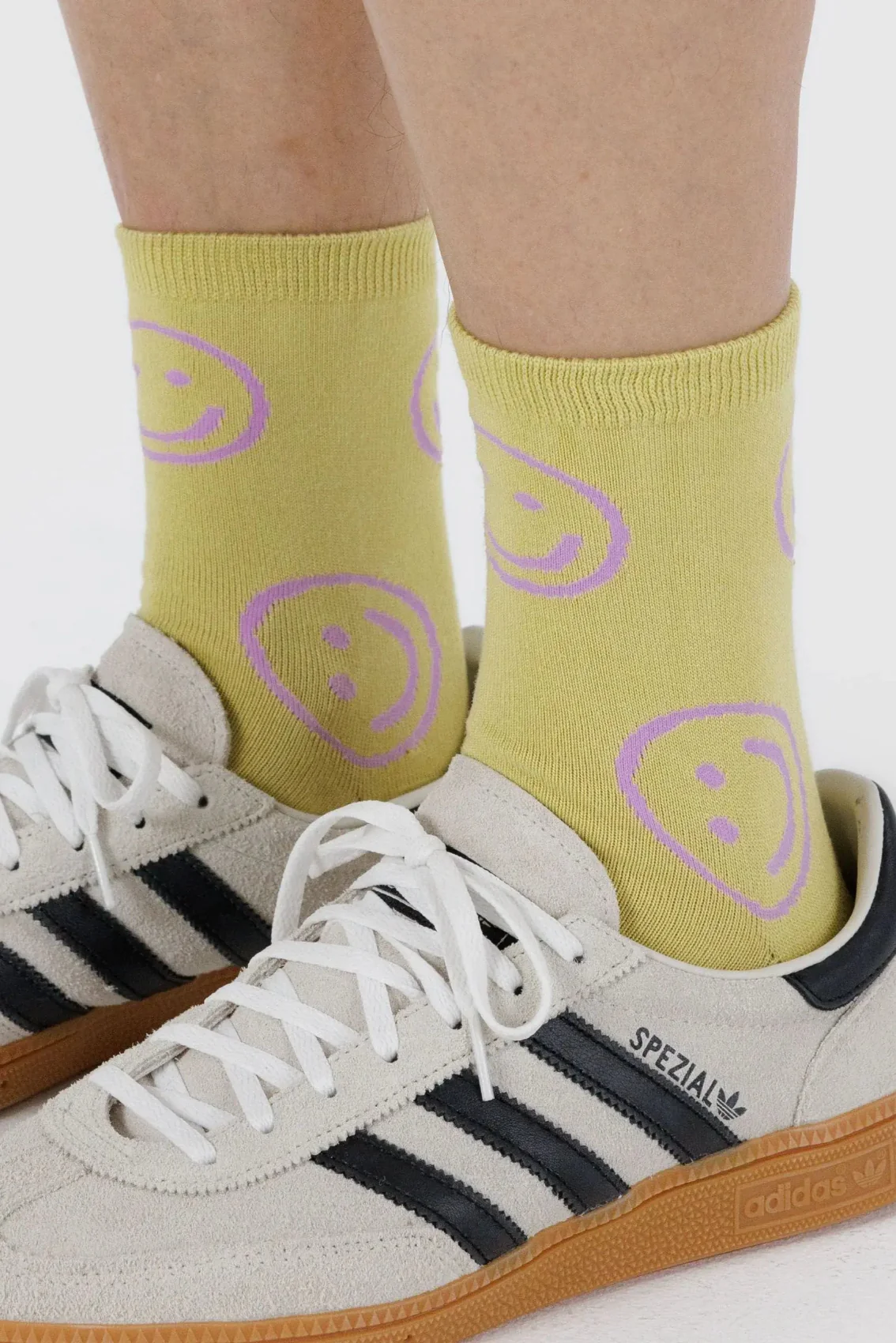 BAGGU Chaussettes Crew - Straw Happy – Image 5