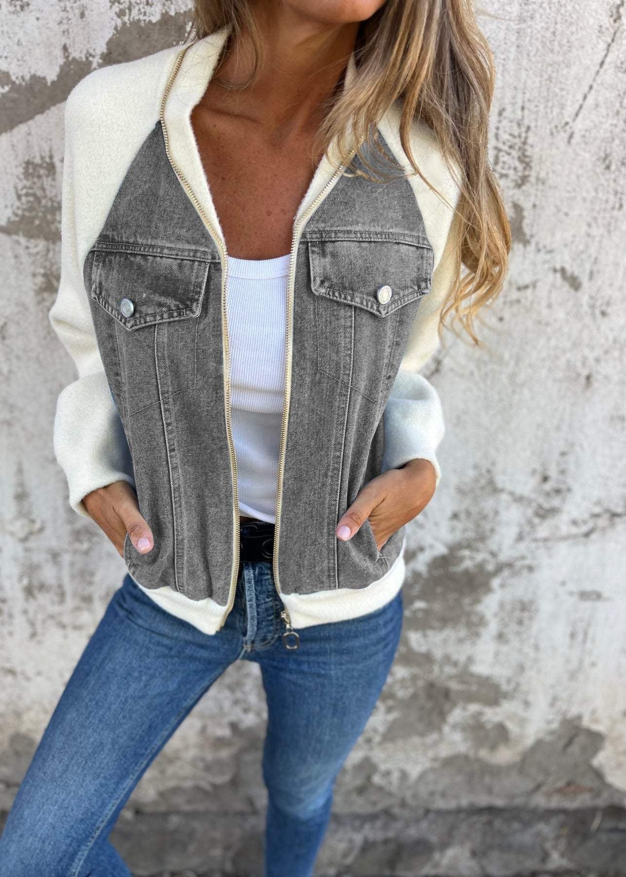 Amy ~ veste en denim confortable – Image 5