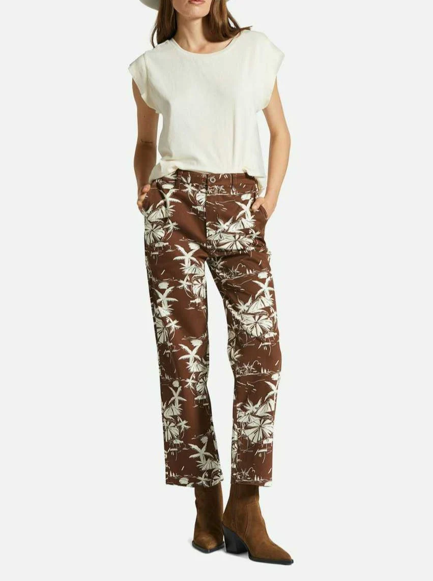 BRIXTON Pantalon Victory - Sepia