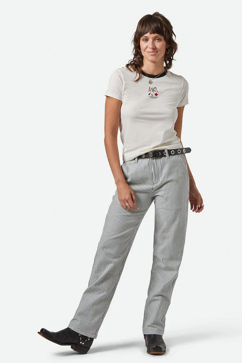 BRIXTON Pantalon Bedford - Bleu Azure Ligné – Image 4