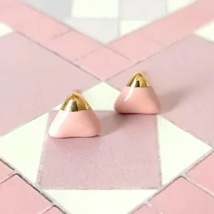 KAG Boucles d'Oreilles Céramique Triangle