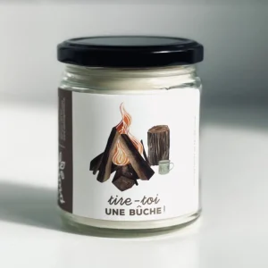 DANS LA PRAIRIE Bougie Tire-toi une Bûche