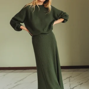 [CL] RIBBED KNIT SKIRT