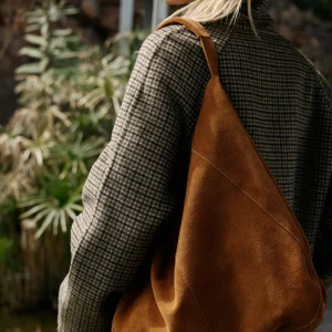 [CL] SPLIT LEATHER TOTE BAG